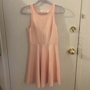 Light pink fit-n-flare sundress